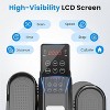 Dexmalle Under Desk Elliptical Machine Under Desk Elliptical Machine w/ LED Monitor Remote Control for Home Office Black - 4 of 4