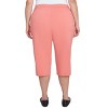 Alfred Dunner Womens Plus-Size Flat Front Allure Classic Clamdigger Pant - 2 of 4