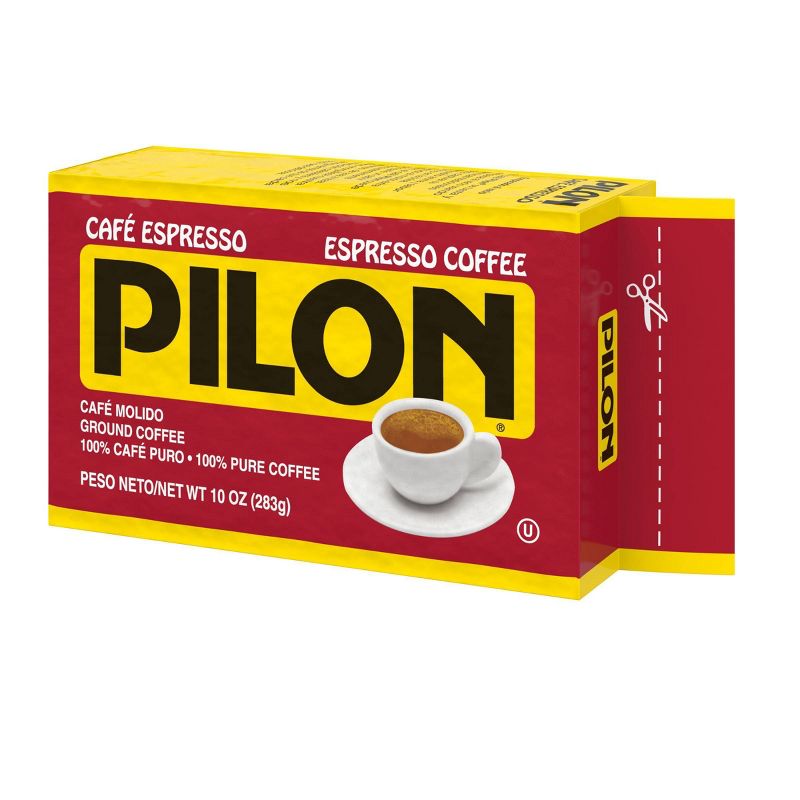 Pilon Arabica Blend Espresso Roast Dark Roast Ground Coffee - 10oz, 3 of 7