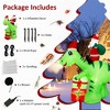 NAYSAYE Inflatable Holiday Decoration Santa Dinosaur Gift Boxes for Christmas Yard Display, Multicolor, 99.6"*44.4"*96" - 4 of 4