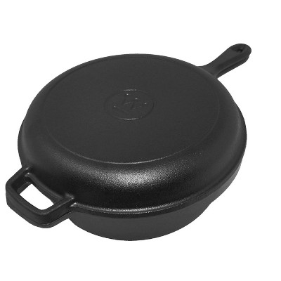 Westinghouse Cast Iron 3-Quart Seasoned Dutch Oven With 10.25-Inch Skillet Lid