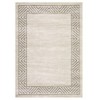 Modern Bordered Print Area Rug Living Room Washable Rug Indoor Bedroom Non-Slip Rug Soft Foldable Floor Carpet - 3 of 4