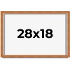 PosterPalooza | Modernist Brown Picture Frame - UV Acrylic, Backing Board, Hanging Hardware Included - 2 of 4