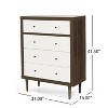 UPHA 4-Drawer Chest Utility Storage Cabinet - 4 of 4