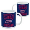 UIC Flames Ceramic Coffee Mug, Novelty Gift Mugs for Coffee, Tea and Hot Drinks, 11oz, White - 2 of 4