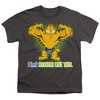 Boys' Garfield Nothing Like This T-Shirt Charcoal X Large - 2 of 4