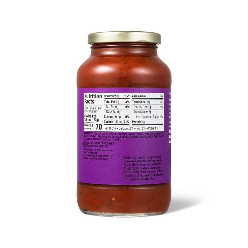Roasted Garlic &#38; Herb Pasta Sauce - 24oz - Good &#38; Gather&#8482;, 3 of 4