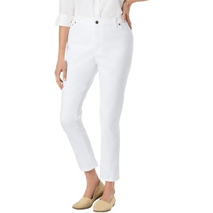 Woman Within Plus Size Stretch Slim Denim Jean - 1 of 4