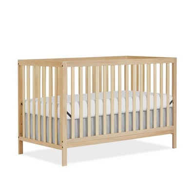 Natural Pinewood 5-in-1 Convertible Crib with Adjustable Mattress Support
