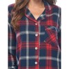 Ashford & Brooks Women's Flannel Plaid Pajamas Long Pj Set - 4 of 4