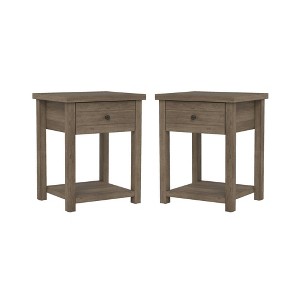 Hillsdale Furniture Set of 2 Harmony Wood Accent Tables - 1 of 4