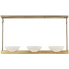 Savoy House Fallon 3 - Light Chandelier in  Warm Brass - 2 of 4