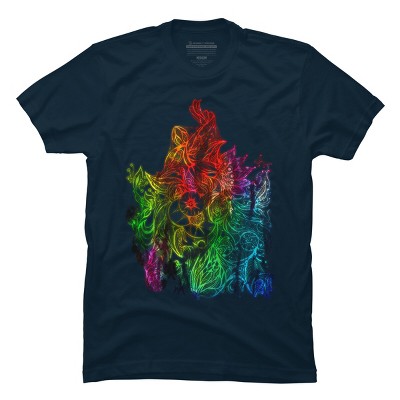 Adult Design By Humans Zen Botanical Rainbow Pride By EdgeWaresT-Shirt