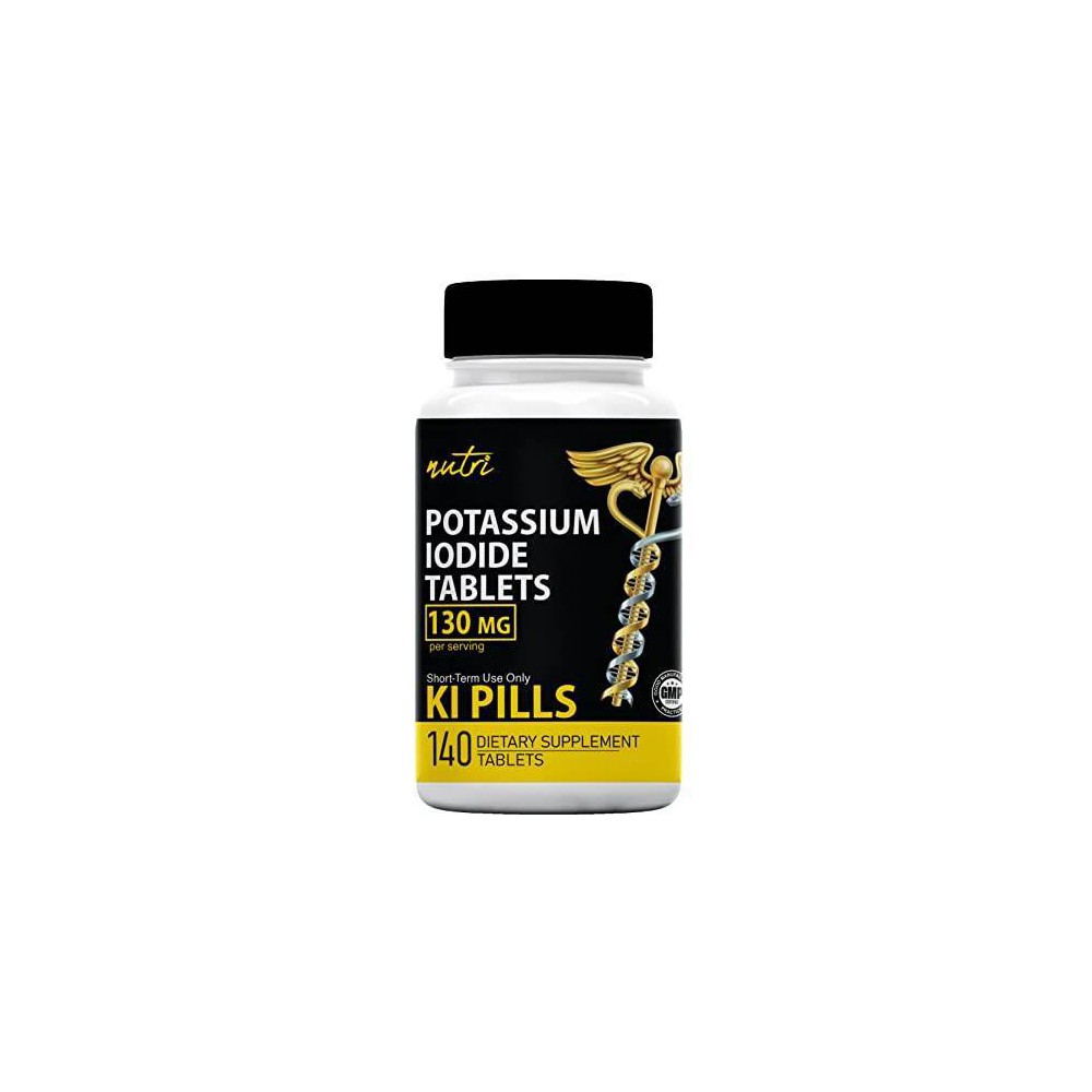Photos - Vitamins & Minerals Nutri Potassium Iodide Radiation 130mg Dietary Supplements - 140ct