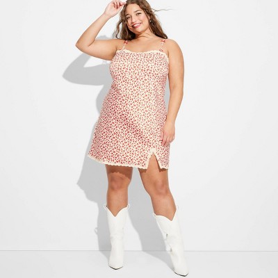 Women's Satin Mini Slip Dress - Wild Fable™