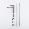 ChicFurnit Bathroom Sink Faucet Single Handle for Modern Vanity Sink Design, Silver and Gray, 10.23"*8.07"*2.36" - 4 of 4