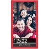 PosterPalooza | Classic Modern Red Picture Frame - UV Acrylic, Foam Board Backing, Hanging Hardware - 2 of 4