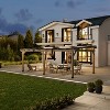 Mondawe 12 ft. x 20 ft. Outdoor Cedar Wooden Hardtop Gazebo with Pitched Galvanized Steel Roof - 4 of 4
