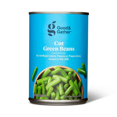 Canned Cut Green Beans - No Salt Added