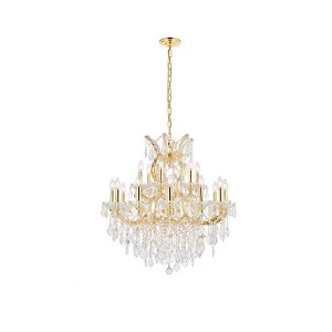 Elegant Lighting Maria Theresa 19 - Light Chandelier in  Gold - 1 of 3