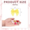 Unique Bargains Craft DIY Gift Packaging Accessories Satin Mini Flower Bows - 2 of 4