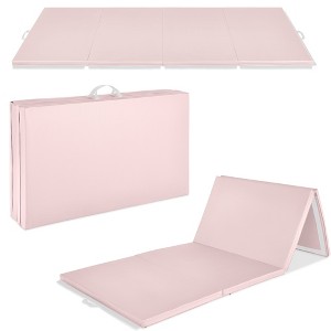 Best Choice Products 10ftx4ftx2in Folding Gymnastics Mat 4-Panel Exercise Workout Floor Mats w/ Handles - 1 of 4