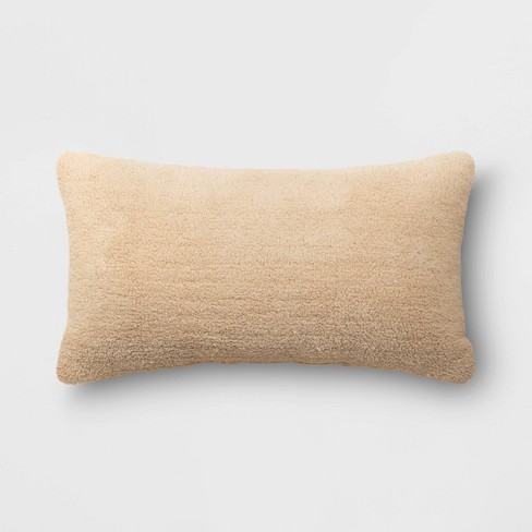 Oversized Stitched Lumbar Throw Pillow Neutral - Threshold™