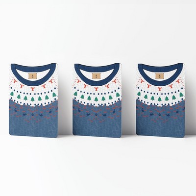 Holiday Winter Card Pack (3ct) Nautical sweater by Ramus & Co