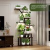 TiramisuBest 63.6" Tall Plant Stand with 5 Grow Lights, Adjustable Lighting Modes (5/3/2 Lights),Plant Stand indoor 9-Tiered - 3 of 4