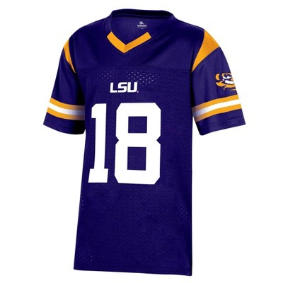 NCAA LSU Tigers Boys' Short Sleeve 