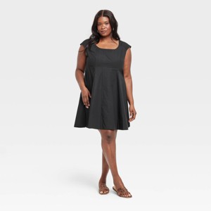 Women's Corset Woven Mini A-Line Dress - A New Day™ - 1 of 3