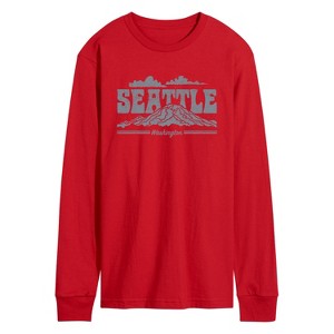 Men's - Instant Message - Seattle Long Sleeve Graphic T-Shirt - 1 of 4