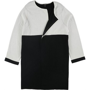 Alfani Womens Colorblocked Open-Front Cardigan Sweater - 1 of 1