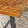 Sapphtopaz Outdoor Dining Set for 6 Patio Dining Set with Wood Expandable Dining Table for Lawn, Patio, Garden - 4 of 4