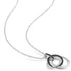 EVERLY JEWELRY | Sterling Silver 1/5 CT TW Black Diamond Fashion Pendant With Chain Black Rhodium Plated, 18-inch - 4 of 4