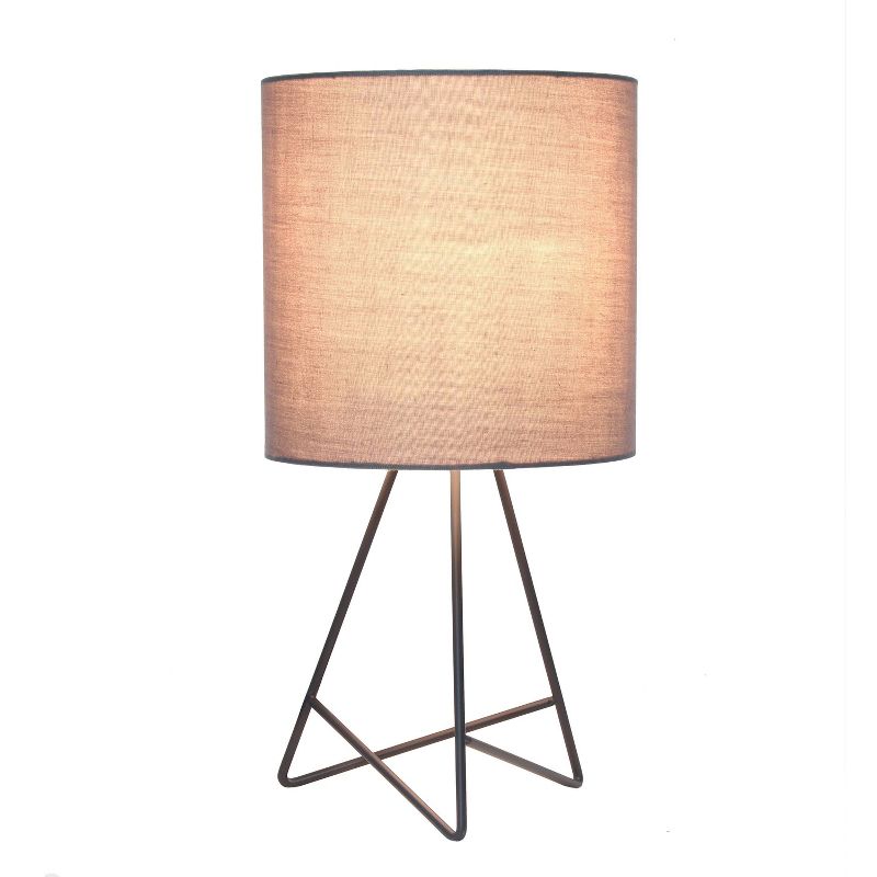 Down To The Wire Table Lamp with Fabric Shade - Simple Designs, 2 of 11