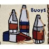 Jellybean Americana Buoys Indoor/Outdoor Rug – Nautical Coastal Decor Doormats - 2 of 3
