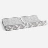 Bacati - Clouds in the City Gray Cityscape Quilted Changing Pad Cover - 4 of 4