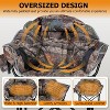 Docred Oversized Heated Camping Chair, Patio Lounge Chairs with 3 Heat Levels, Portable Folding Heated Chair Round Moon Saucer Folding Lawn Chair - 4 of 4