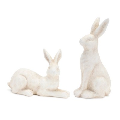 Melrose Cearmic Rabbit Figurine (set Of 2) : Target