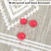Bedroom Area Rug Boho Accent Throw Floor Cover Non Slip Stain Resistant Rug Farmhouse Bordered Carpet for Living Room Bedroom Home Decor - 3 of 4