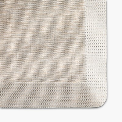 Beige Pineapple Anti-Fatigue Kitchen Mat 19.6" x 32"