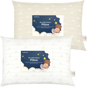 KeaBabies Toddler Pillow - Soft Organic Cotton Kids Pillows for Sleeping - Travel Pillow for Kids Age 2-5 - 1 of 4