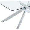Probe Hues Rectangular Coffee Table With Glass Top - 2 of 4