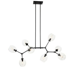George Kovacs Lighting Nexpo 8 - Light Chandelier in  Coal - 1 of 1