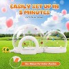AMERLIFE Inflatabla Bubble Bounce House, Double Bubble House Inflatable Dome - 2 of 4