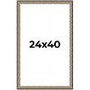 PosterPalooza | Ornate Silver Picture Frame - UV Acrylic, Foam Board Backing, Hanging Hardware - 2 of 4
