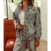 Women's Flower Child Button Up Shirt - BiBi - 4 of 4