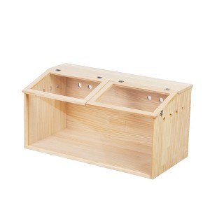 FURNIinspire Pet Crates and Houses, Hamster Cage Chewproof, Openable Top with Panel, Brown, 31.5"*16.02"*15.84" - 1 of 4