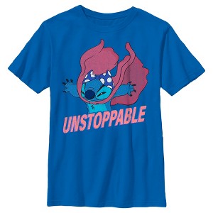 Boy's Lilo & Stitch Unstoppable Stitch T-Shirt - 1 of 4